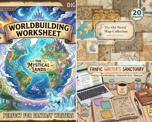 My Imaginary World : Bring A Fiction World To Life cover photo collage