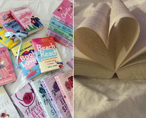 The Best Romance Books On My Bookshelf cover photo collage