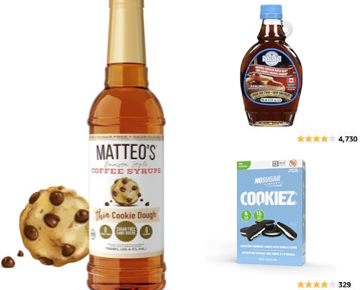 Snacks/products that make staying in a deficit easy cover photo collage