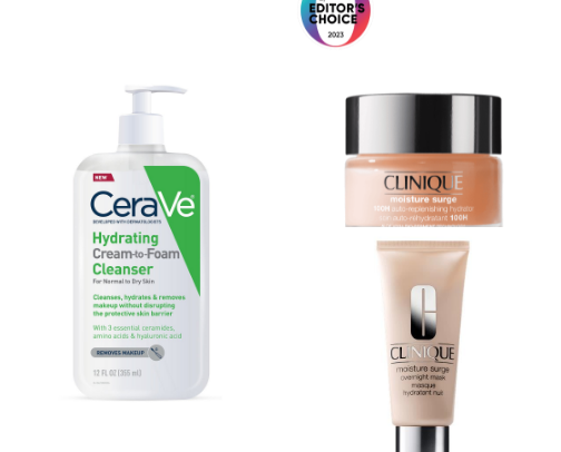 Skincare cover photo collage