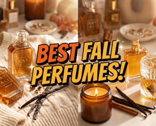 The Ultimate Autumn Gourmand & Warm Amber Perfume Guide: Rich Vanilla, Spiced Chai, Cashmere Woods & Viral Scents cover photo collage