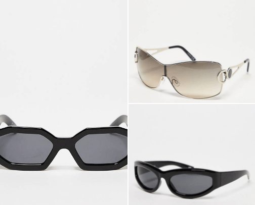 Sunglasses and accessories cover photo collage