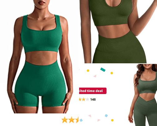 Workout sets cover photo collage