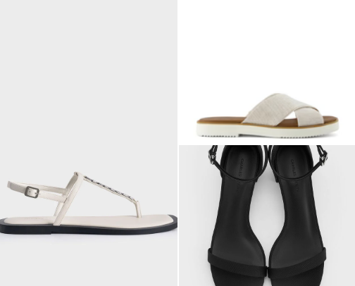 Simple,affordable slides/sandals for casual/party use cover photo collage