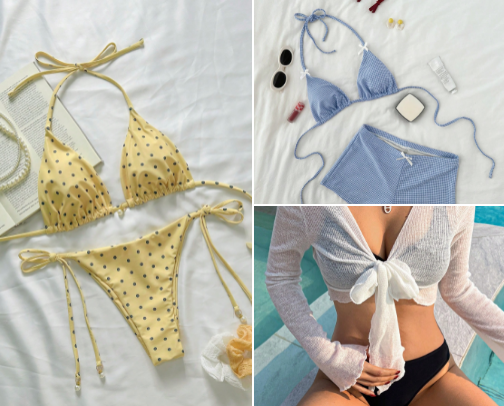 Swimsuits finds👙 cover photo collage