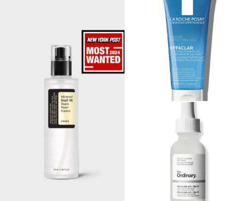 My skin care routine for a clean, shiny and hidrated complexion cover photo collage