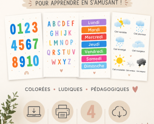 Produits digitaux | les essentiels maman et bébé-enfant cover photo collage