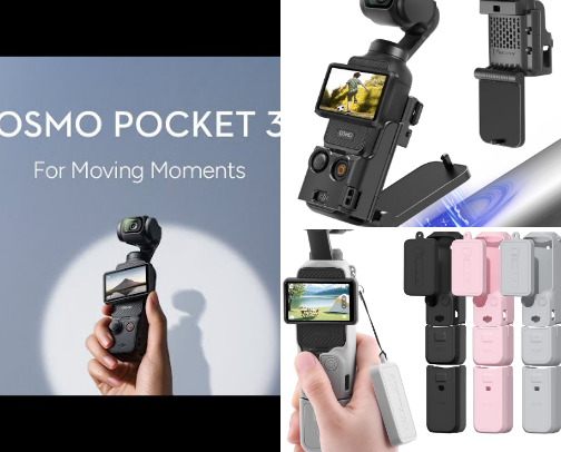 Must have accessories for DJI Osmo Pocket 3 cover photo collage