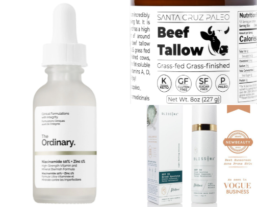 Skincare Must Haves cover photo collage