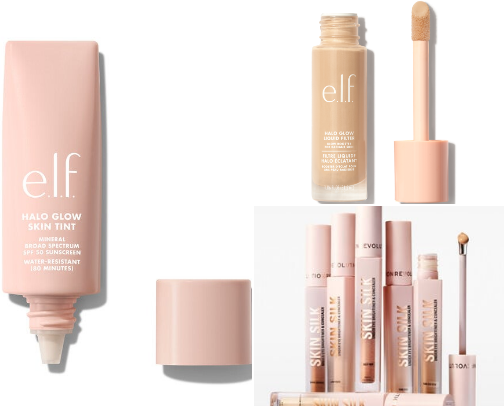 glowy summer make up cover photo collage