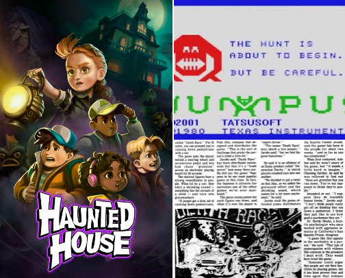 Horror Video Games of the 70s, 80s, 90s, 00s, and 10s cover photo collage