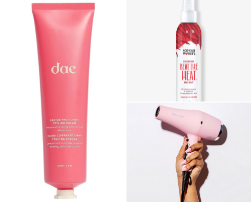 favorite hair products cover photo collage
