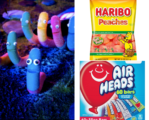 Gummy-Lover Candy cover photo collage