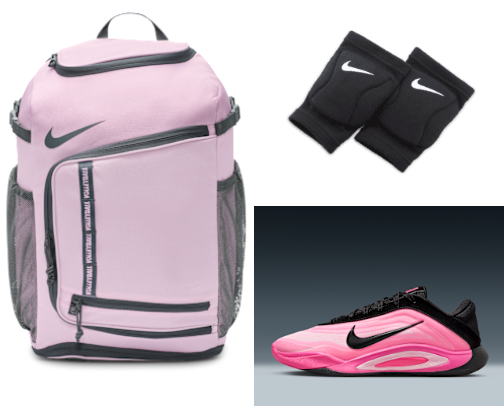 Volleyball must haves Nike edition 🏐🎀 cover photo collage