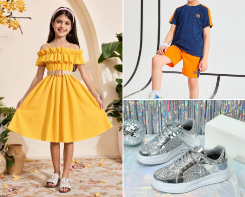 Kids Fashion & Fun 👧👦 | Cute & Affordable Picks. cover photo collage
