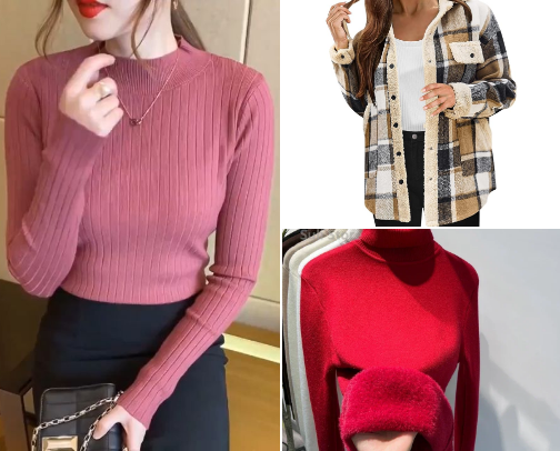 Winter outfit cover photo collage