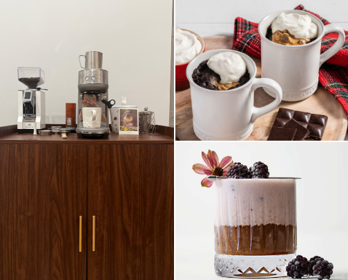 My At-Home Coffee Bar Set-Up ‧𓍢ִ໋☕ ׂ 𓈒 ⋆ ۪ cover photo collage