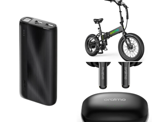 Oraimo promo products cover photo collage