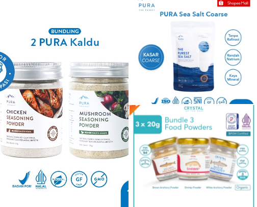 Healthy seasoning for weaning food 👶🏻🥣 cover photo collage