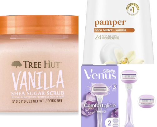 Vanilla Scented Shower Routine On A Budget! cover photo collage