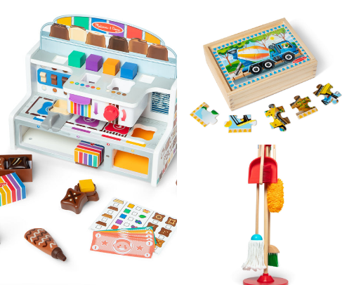 Melissa and Doug cover photo collage