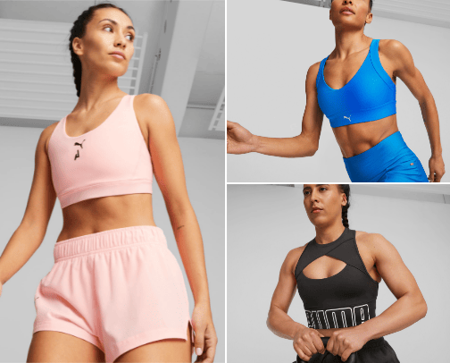 Gym oufits - sportswear cover photo collage