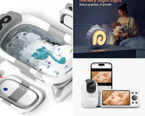 Baby essentials 👶 cover photo collage