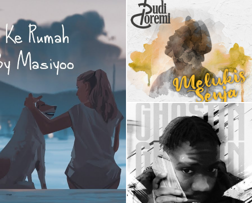 Midnight Lo-Fi Reverie: Whispers in the City Lights cover photo collage