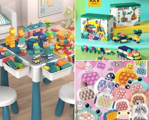 Education game child cover photo collage