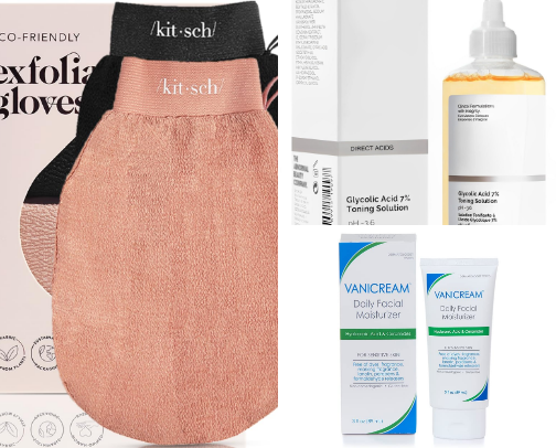 Skin care that i absolutely adore. cover photo collage