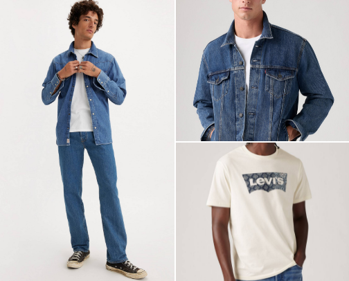 Levi’s Everyday Icons 🌍: Global Picks for Denim, Bags & Streetwear cover photo collage