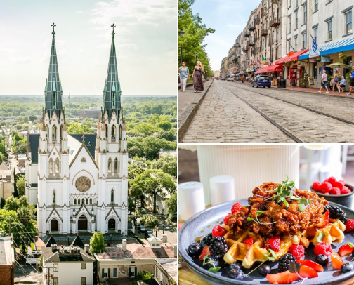 Savanna GA in a Weekend cover photo collage