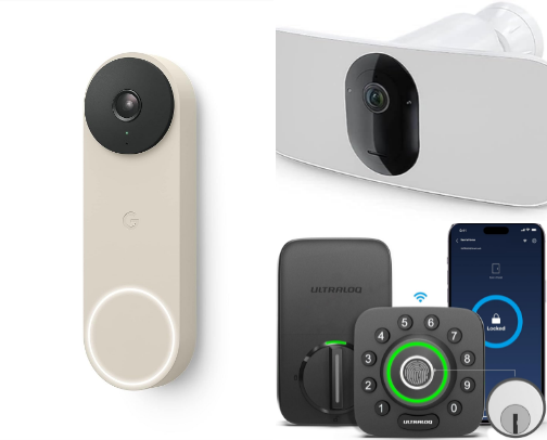 Smart Home Security Essentials for Frequent Travelers cover photo collage