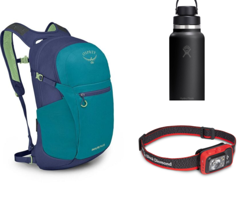 Day Hikes & Outdoor Essentials cover photo collage