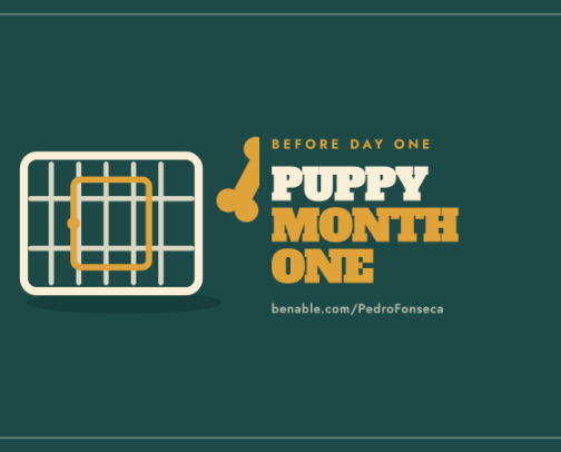 Puppy First Month: Everything You Need Before Day One cover photo collage