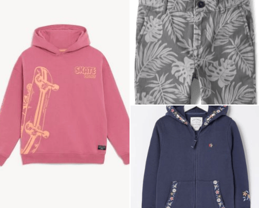 Children's clothes cover photo collage