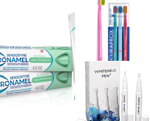 Oral care cover photo collage