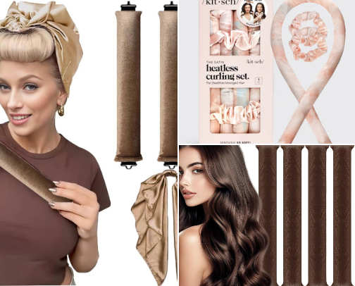 Heatless Curls and more cover photo collage