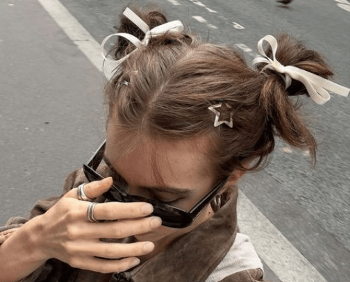 Hair accessories cover photo collage