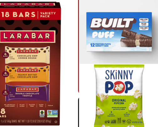 Favorite go to Snacks cover photo collage