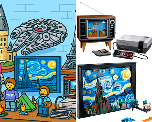 LEGO Legends: Builds for Every Brickhead cover photo collage