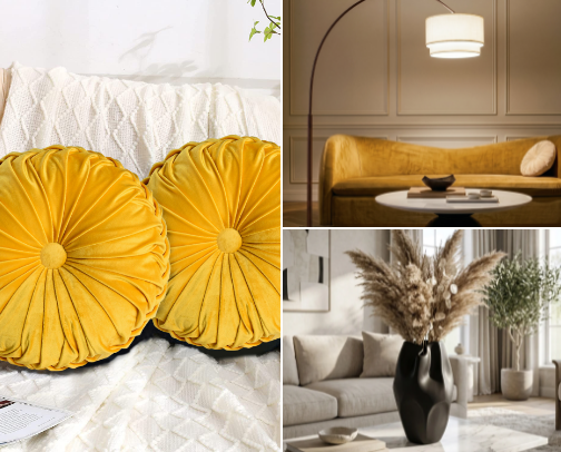 Cozy Fall Living Room Decor cover photo collage