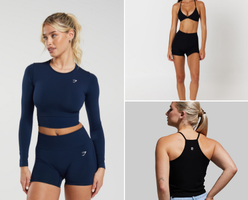 My favorite gym fits! cover photo collage