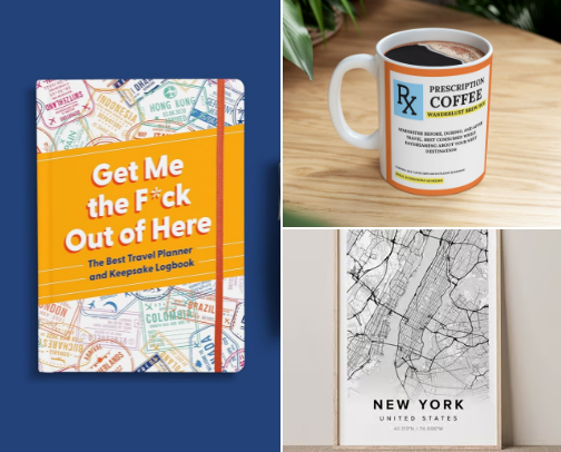 Perfect Gifts for Travel Lovers cover photo collage