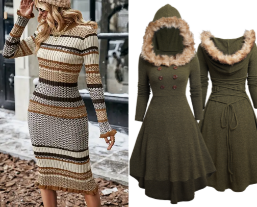 Winter outfit inspiration cover photo collage