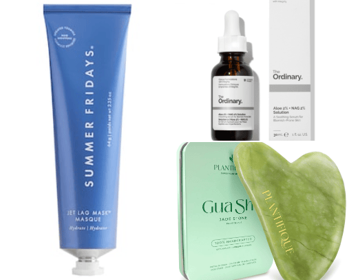 Skincare cover photo collage