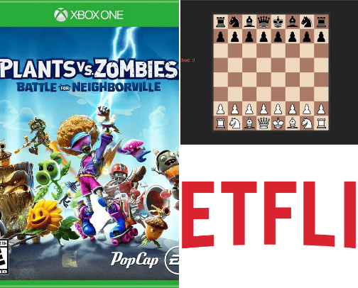 Games 😍 Movies 🍿 cover photo collage