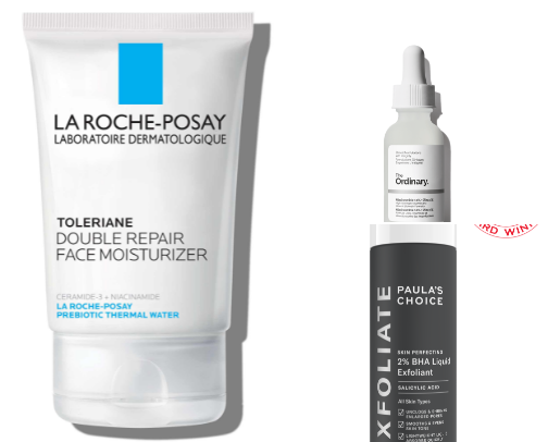 Skin care cover photo collage