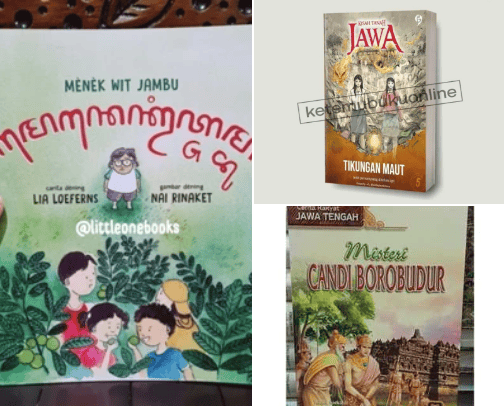 Buku cerita jawa cover photo collage