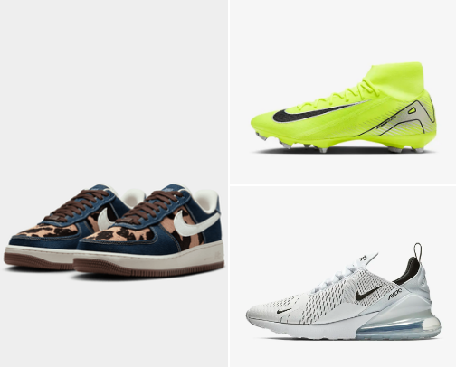 Nike tekkies cover photo collage